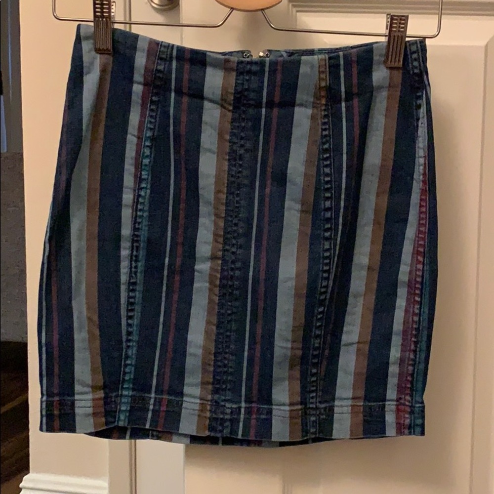 Free People Modern Femme Striped Mini (rare)